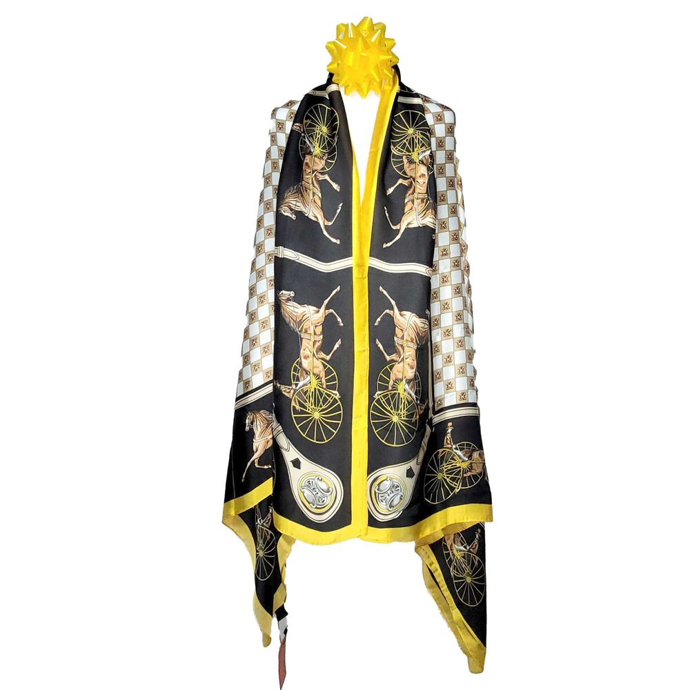 NWT Long Soft Scarf 35"x70" Rectangle Silk Feeling 100% Shawl Wrap 02571 - Picture 3 of 7